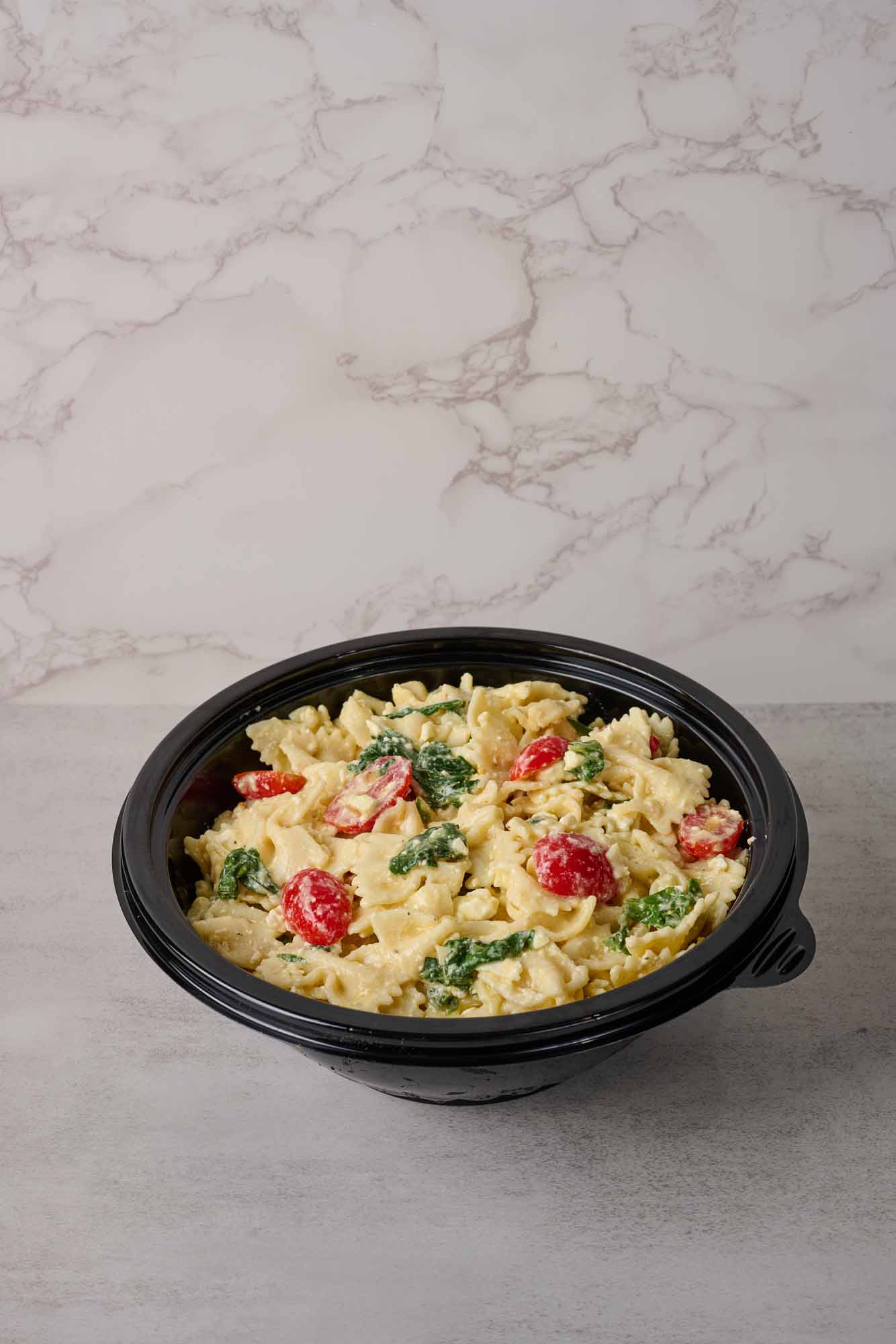 Spinach & Tomato Pasta Salad